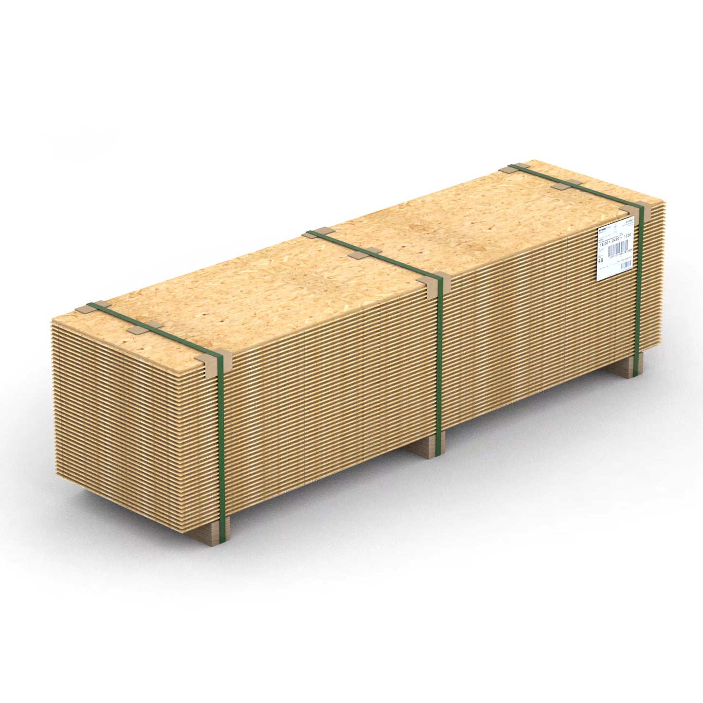 OSB-3 board with tongue/groove edge