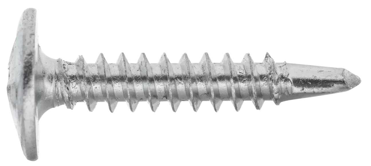 Wkręt samowiercący do blachy i drewna z łbem płaskim