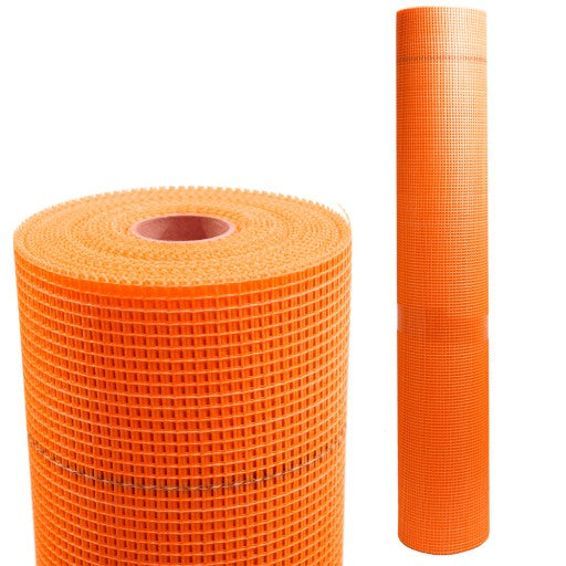 Siatka elewacyjna Gr165g/m2 Pomarańczowa  50m2