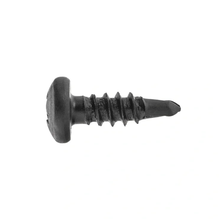 Phosphated self-drilling screw with thread for metal